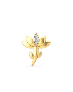 Lotus Diamond Petal Pendant 