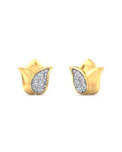 Tulip Diamond Earring 