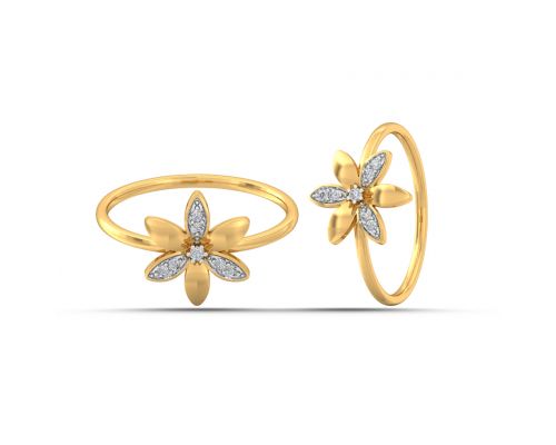 Buy Nora Rising Sun Diamond Ring Online | CaratLane